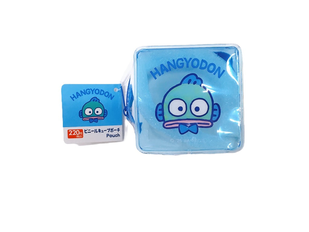 Vinyl Cube Pouch Hangyodon Bowtie