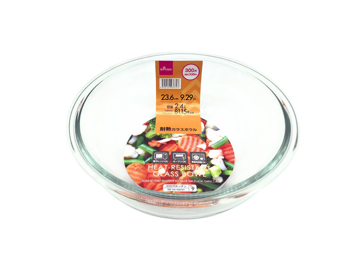 Heat-Resistant Glass Bowl