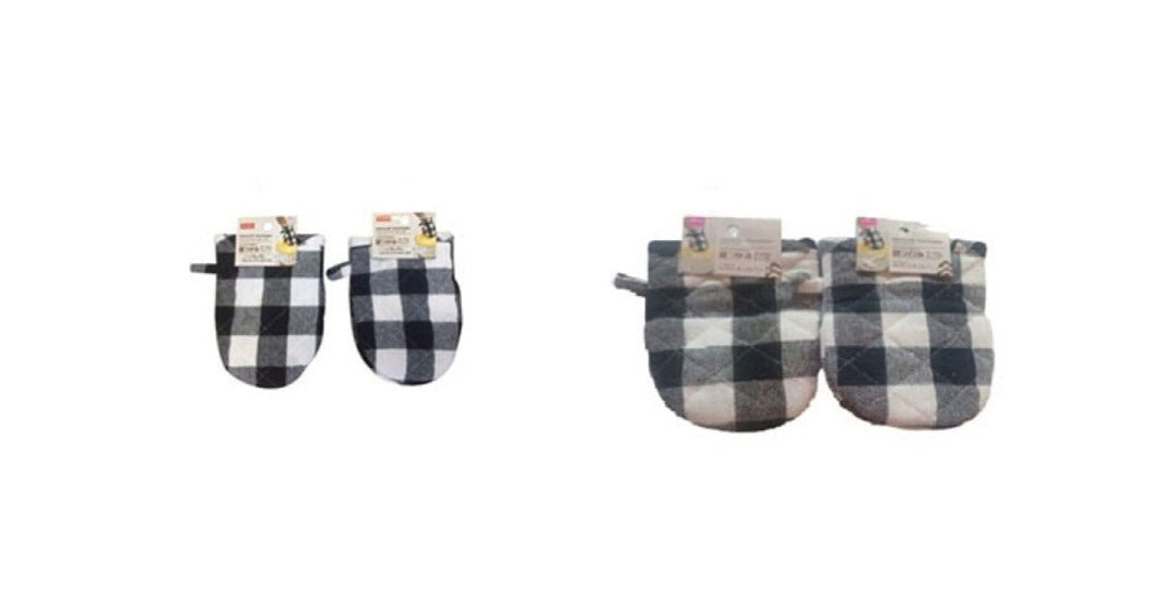 Quilted Pot Holder (Gingham Check)