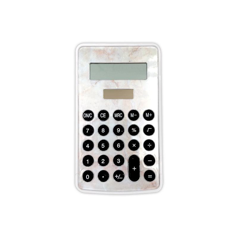 Printed Calculator (Wood and Stone Design)