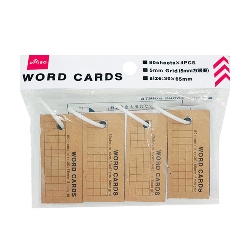 Graph Vocabulary Cards Small Size 4-Pack