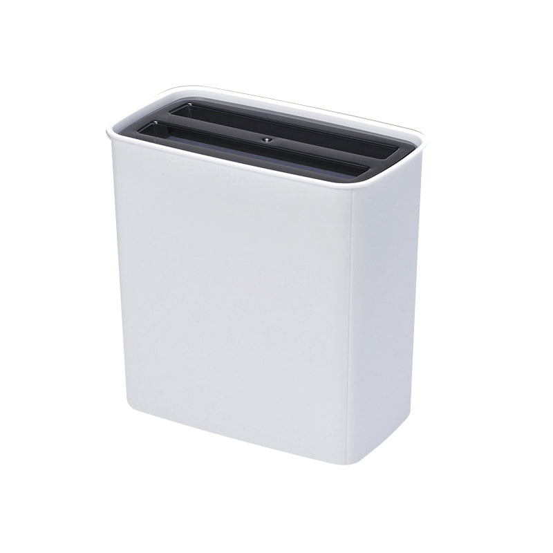 Lid Trash Can (White)