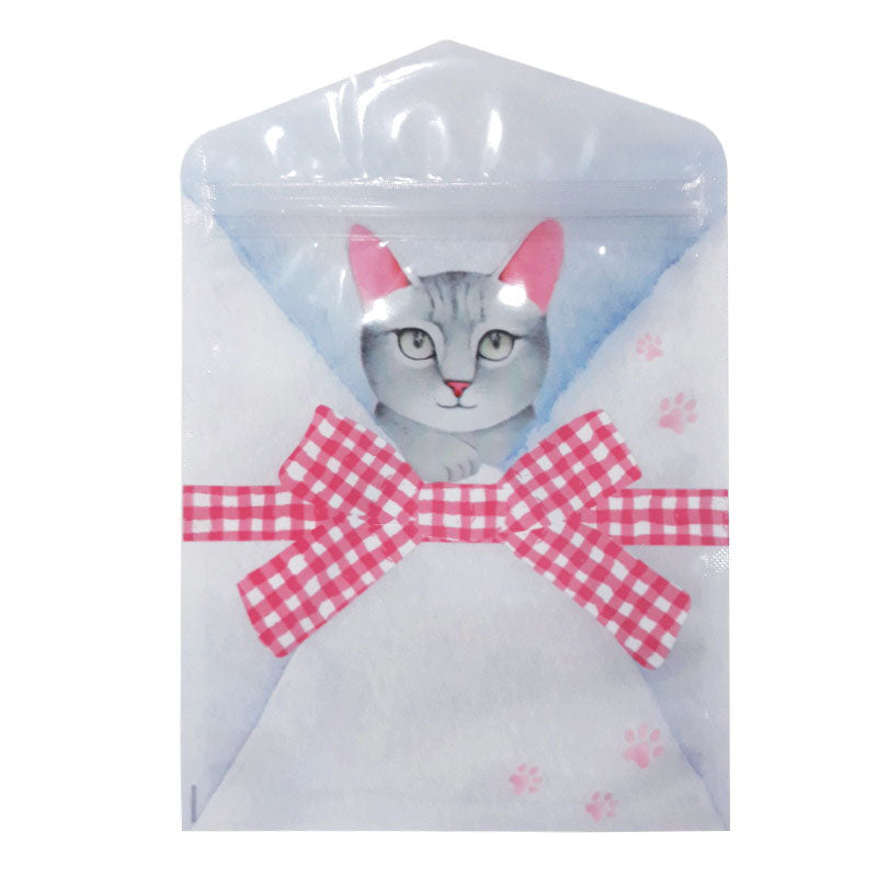 Zip Bag (Cozy Animal, Cat, 5 pieces)