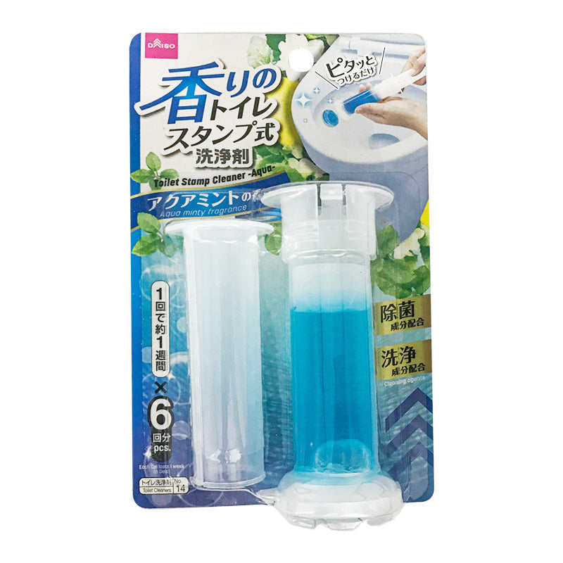 Toilet Stamp Cleaning Agent (Aqua)