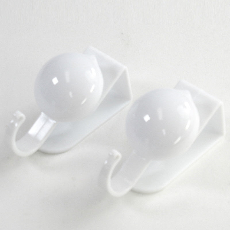 Rose Door Hook 2P - Hook Type - White