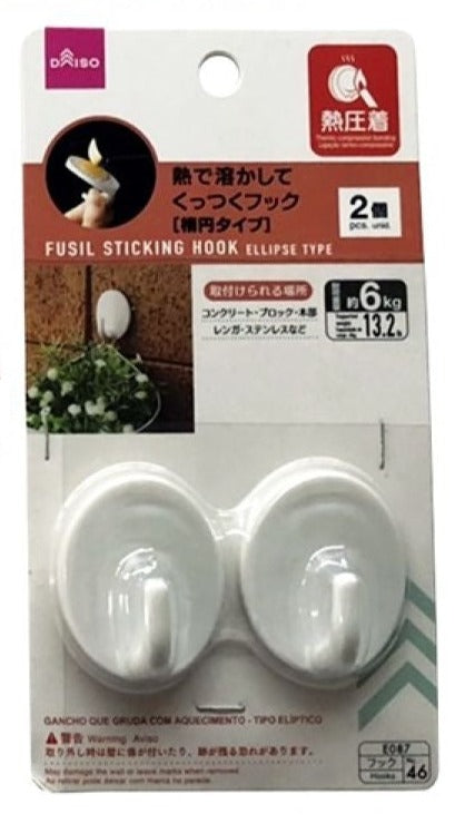 Heat-Melt Adhesive Hook (Oval Type)