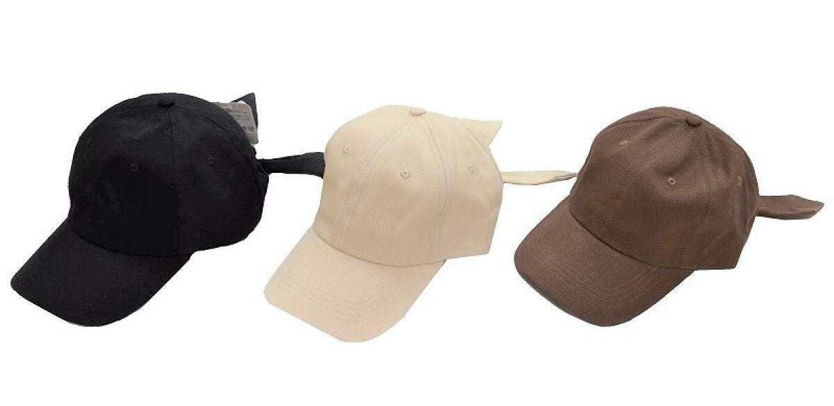 Back Ribbon Cap
