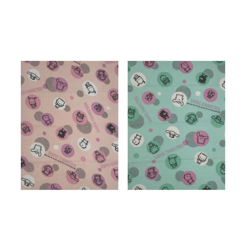 Double Gauze Fabric Remnant (Sanrio Characters)