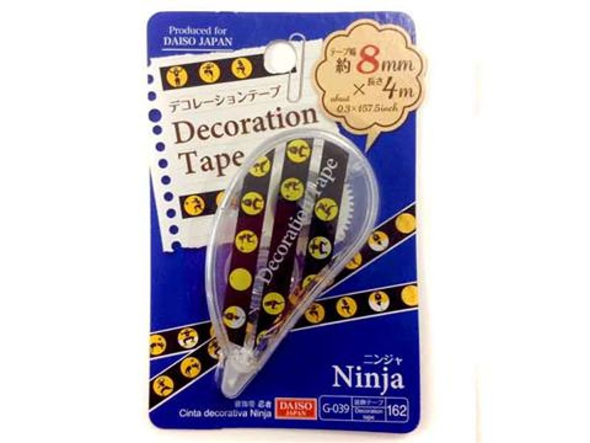 Decoration Tape 8mm x 4m (Ninja)