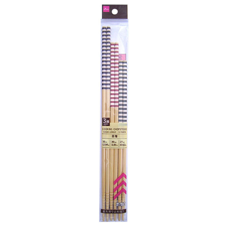 Marine Stripe Bamboo Chopsticks (Set of 3)