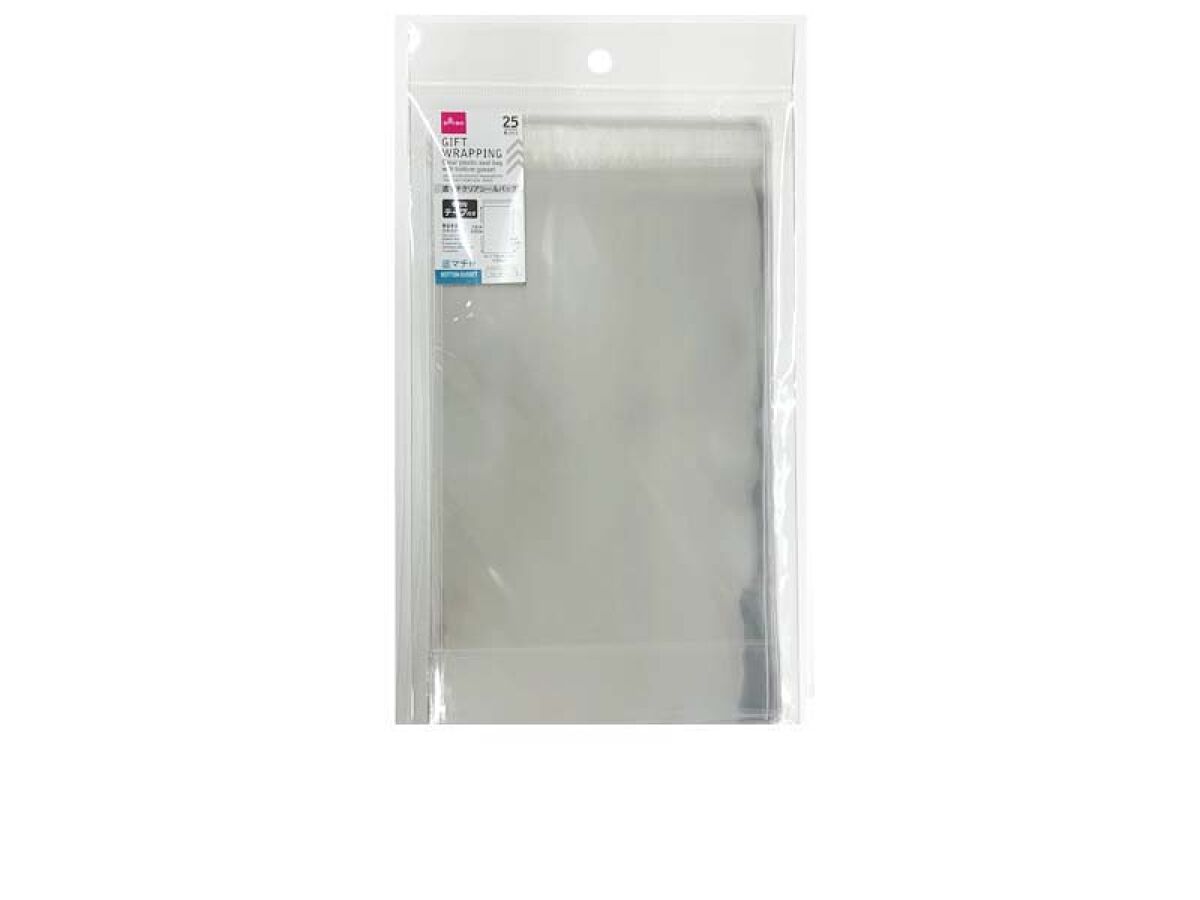 Bottom Gusset Clear Seal Bags (25 pieces)