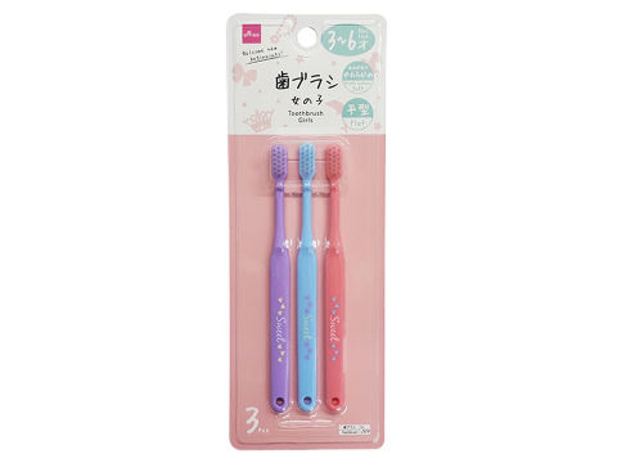 Toothbrush (3-Pack, Girls' Design)