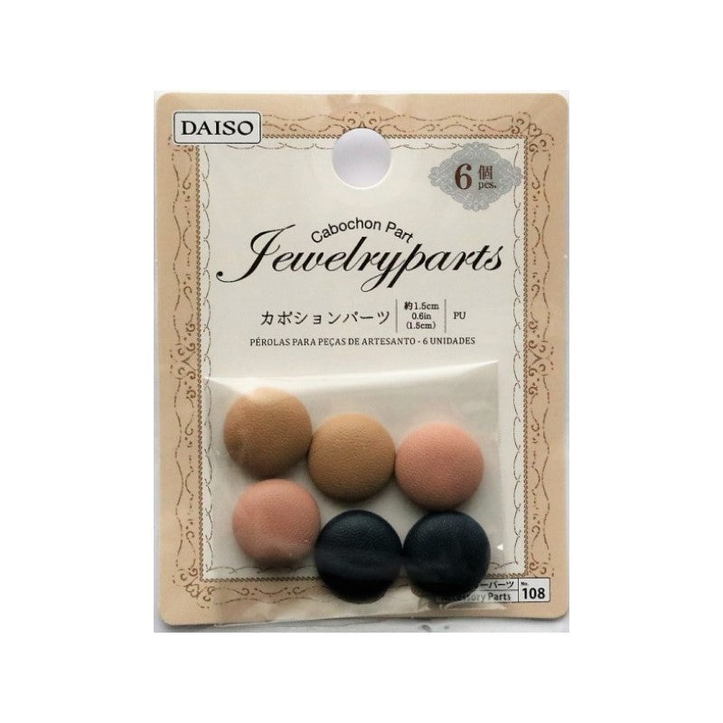Cabochon Parts (6 Pieces)
