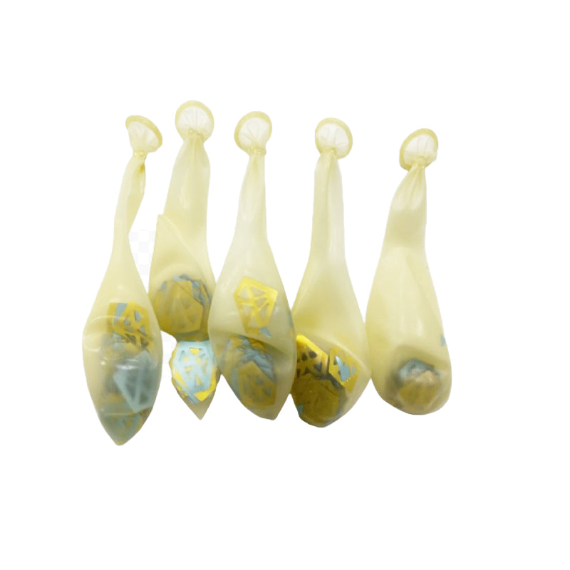Confetti Balloons, 5 pieces (Gem Shape)