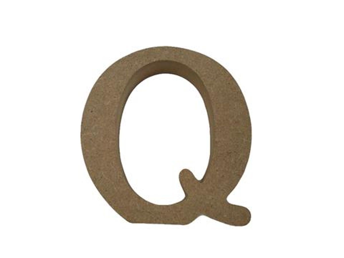 Alphabet Q MDF