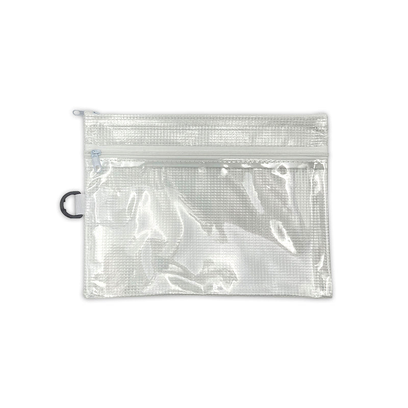 W-Zipper Vinyl Net Case A5