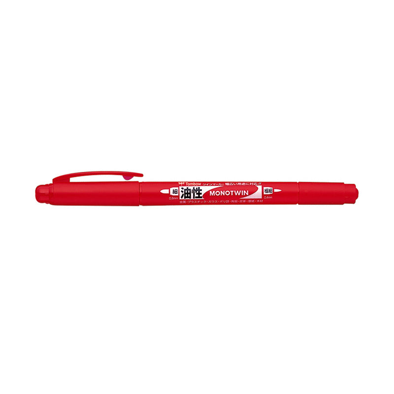 Red Tombow Oil-Based Twin Marker