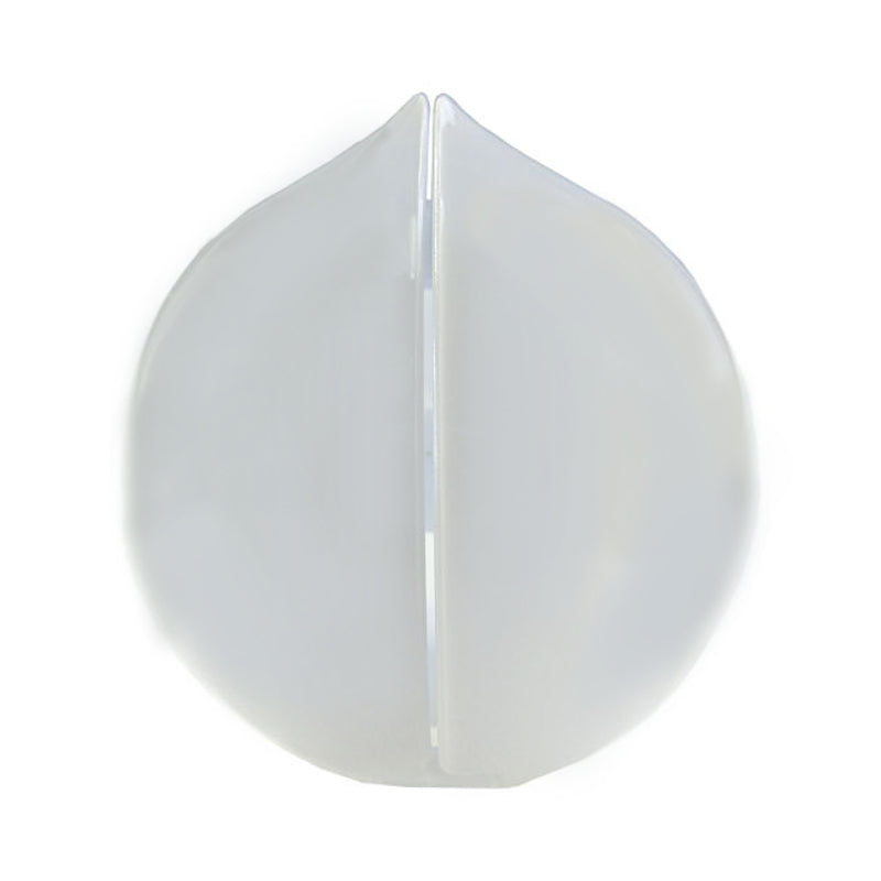 Rose Toothbrush Holder, Open-Close Storage, White