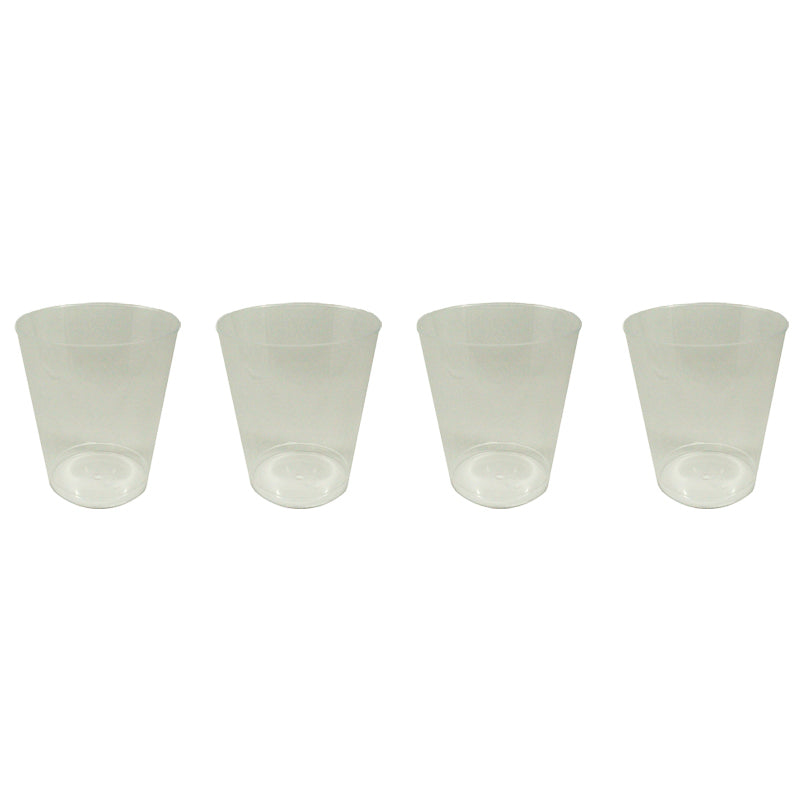 Hard Clear Cups (4 Pieces)