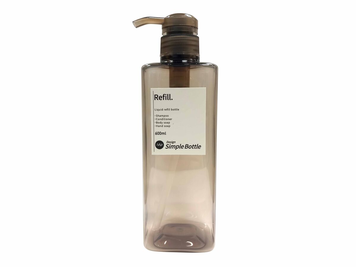 1DP Pump Bottle Square Amber