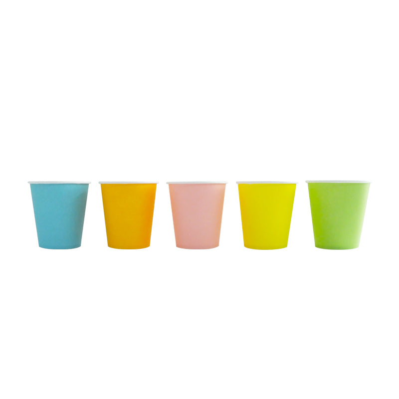 Color Paper Cups (5 of Each Color, 25 pieces)
