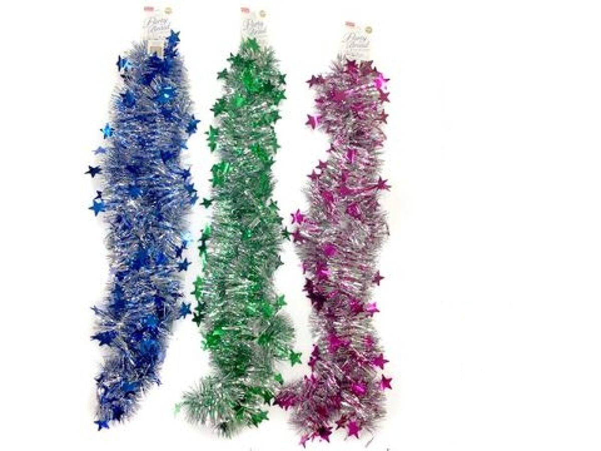 Party Streamer (Star, Blue, Green, Pink)