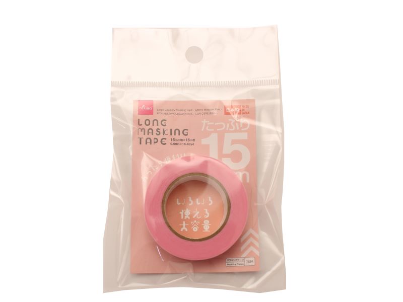 Large Capacity Masking Tape (Sakura Pink)