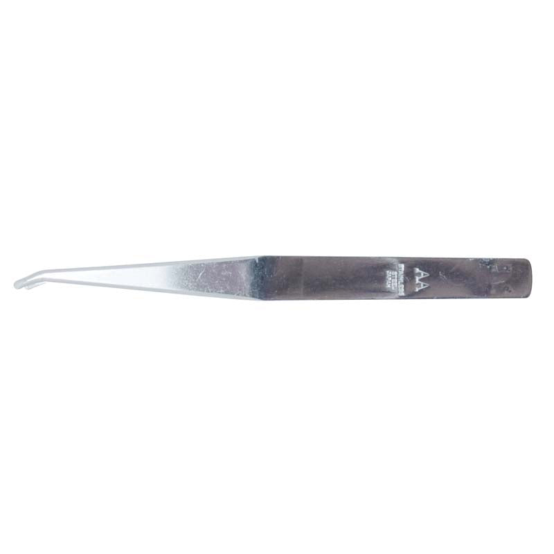 Tweezers (Curved, Flat Tip Type)