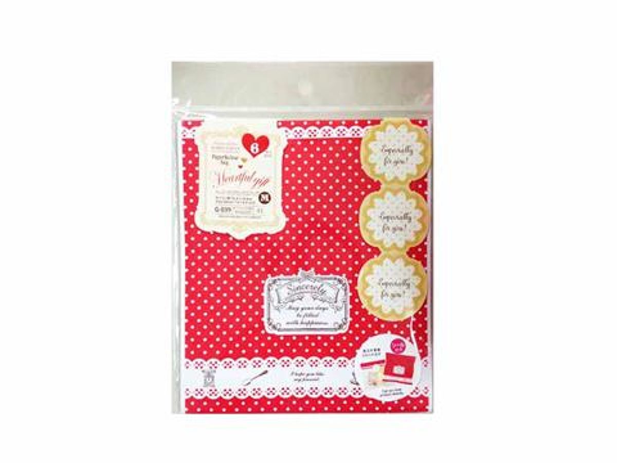 Paper Clear Mix Bag M (Approx. 19.4 x 16.8cm, 6 Pieces)