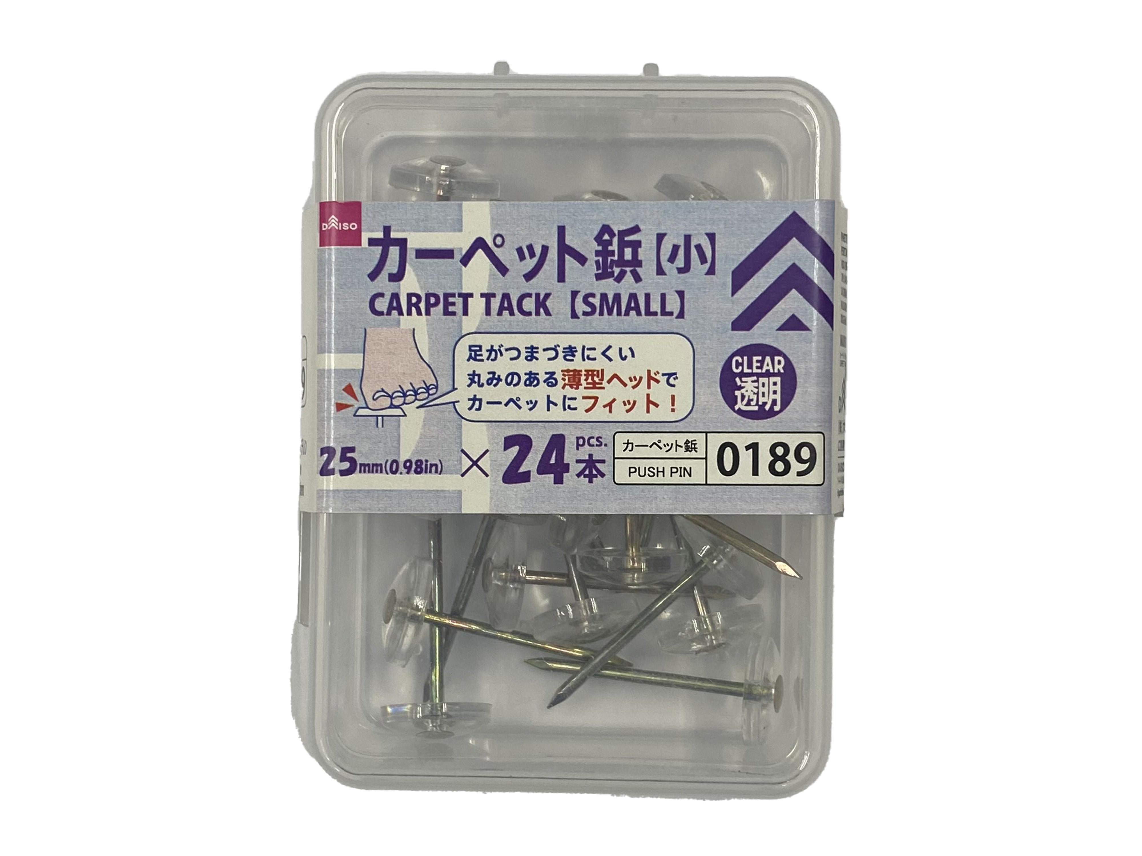 Carpet Tacks (Small, Transparent)