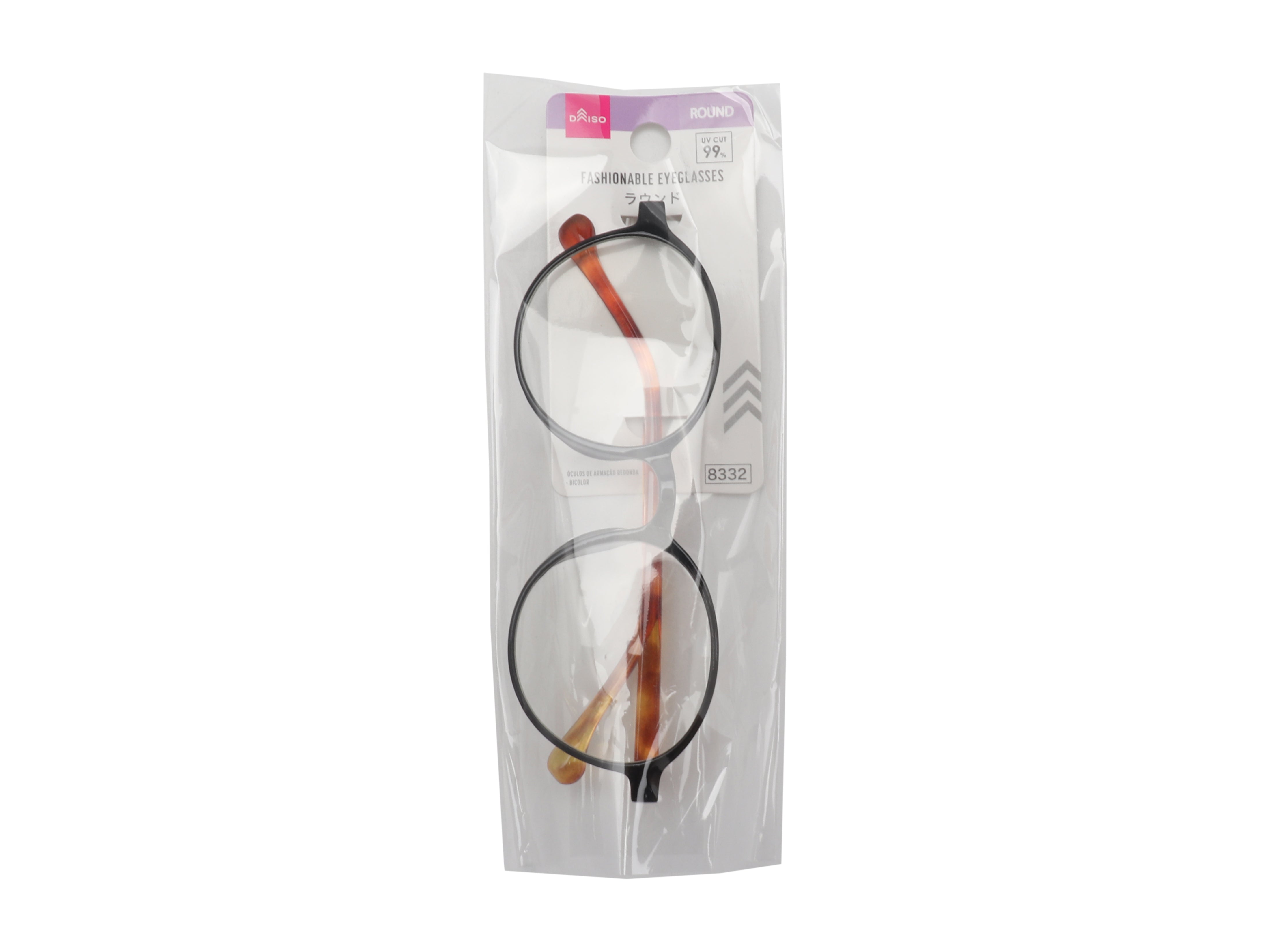 Round Fashion Glasses (Bicolor)
