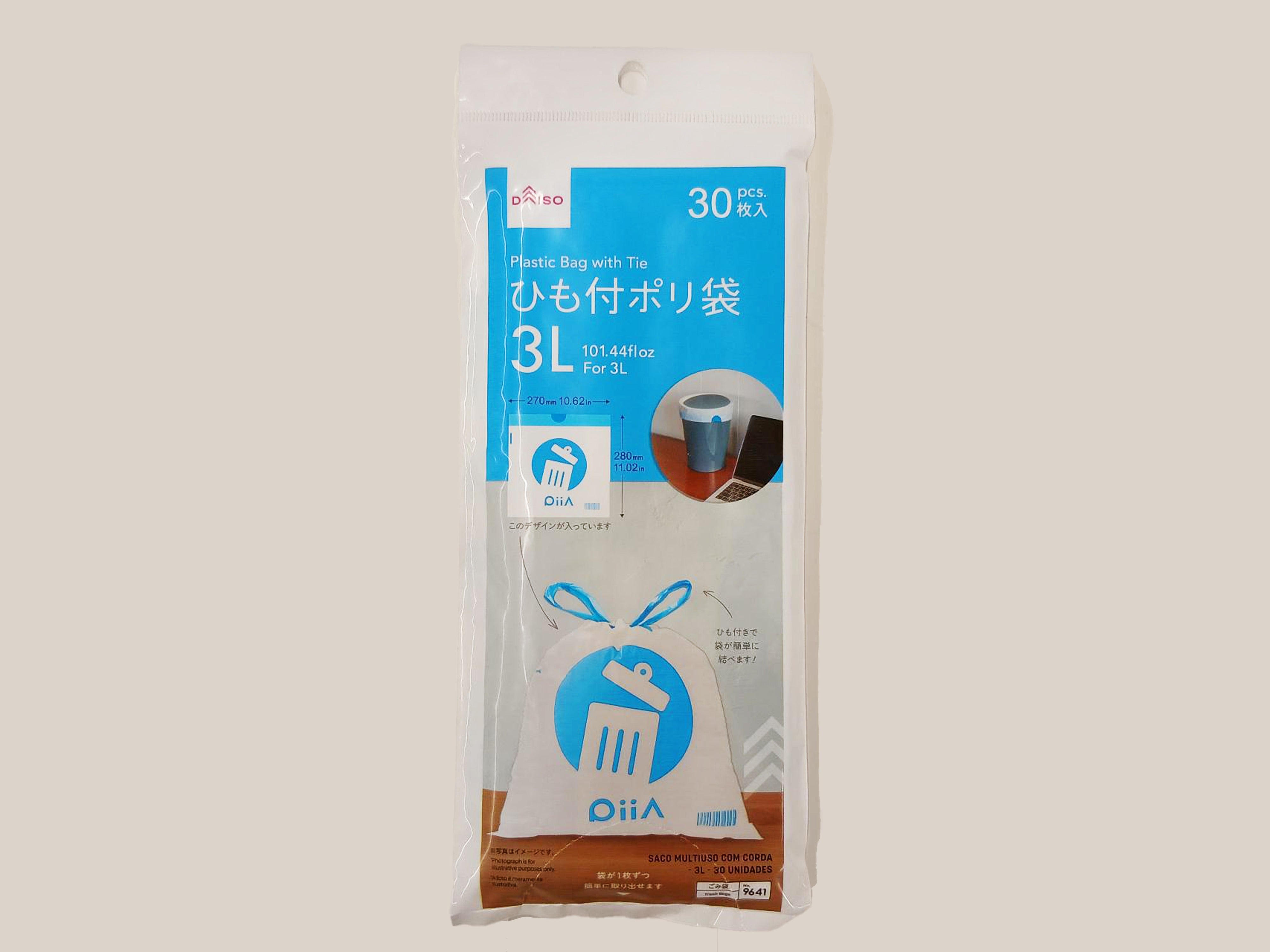 Tie Handle Poly Bag (For 3L, 30 Sheets)
