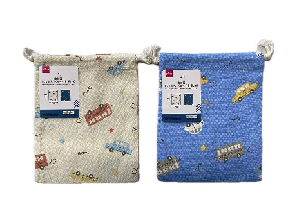 Drawstring Bag (Car Pattern)