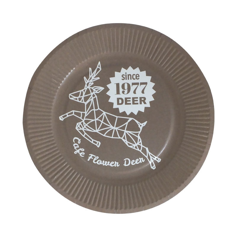 Paper Plate (Cafe Flower Deer)