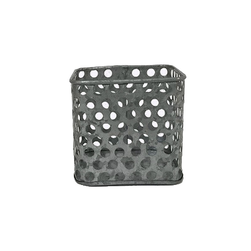 Tin Planter (Square Punching)