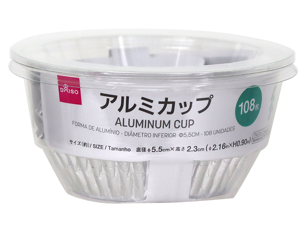 Aluminum Cups (108 pieces)