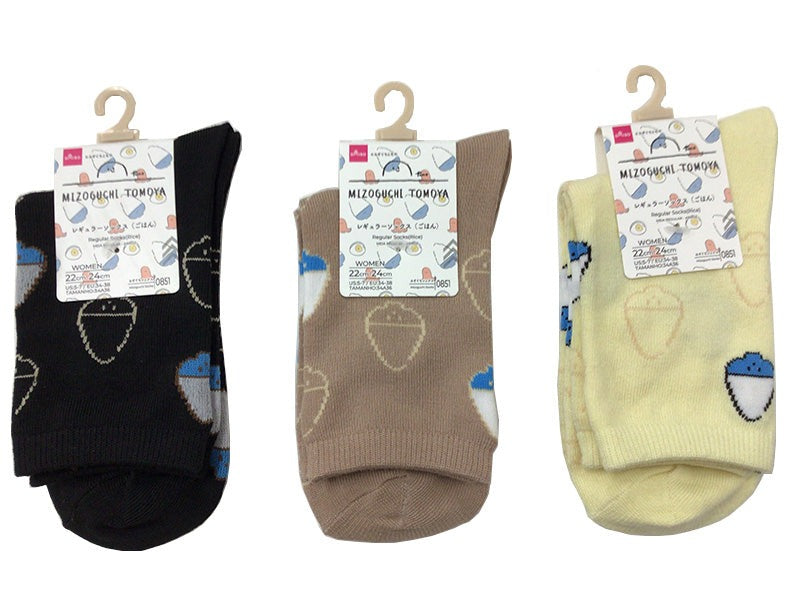 Regular Socks (Rice Pattern)