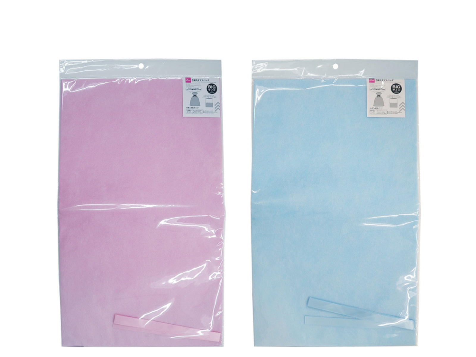 Non-Woven Gift Bag (Pink & Light Blue)