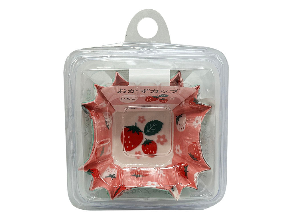 Strawberry Food Cups (Small Square, 27 Pieces)