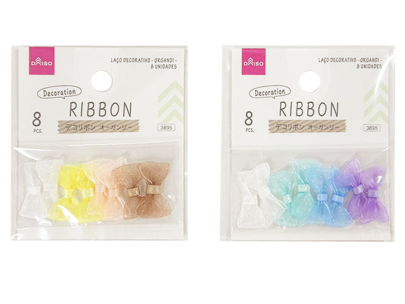 Decor Ribbon (Organza, 8 Pieces)