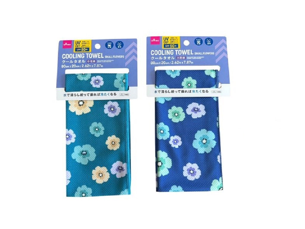 Cool Towel (UV Cut, Floral Pattern)
