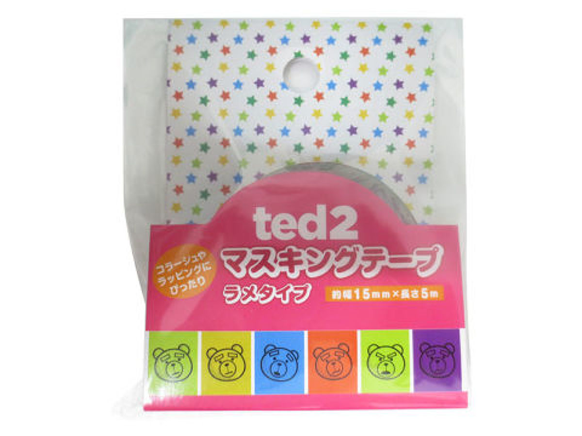 TED Masking Tape (15mm Width, Glitter Type)