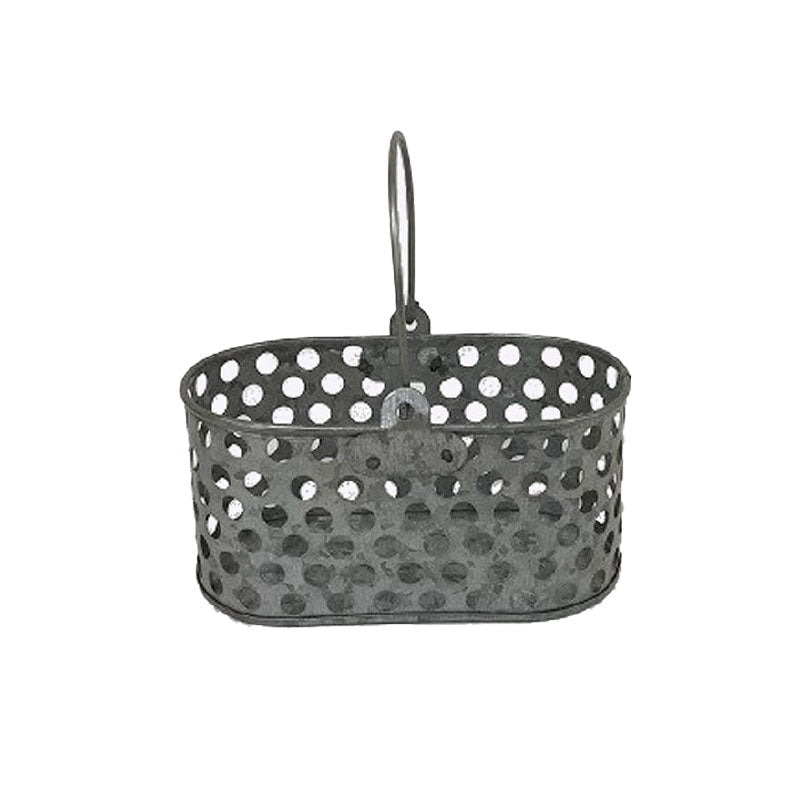 Tin Planter (Oval, Punching)
