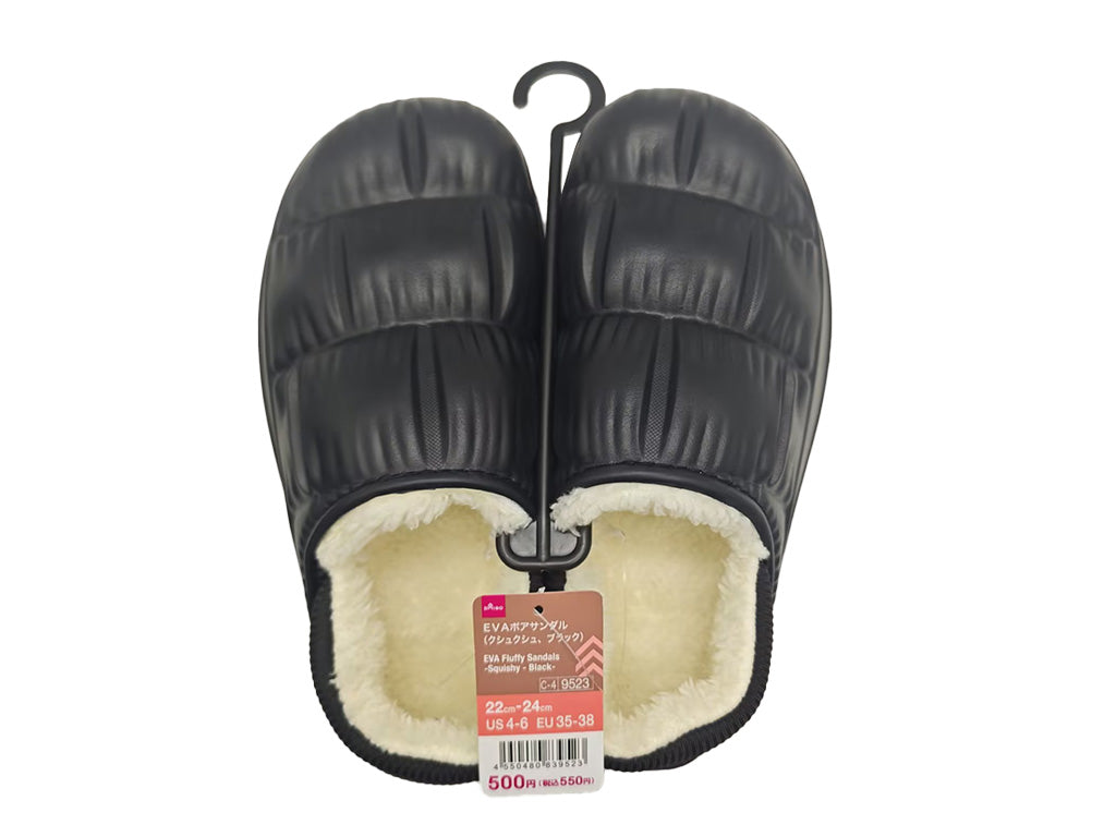 EVA Boa Sandals (Crumpled, Black, W)