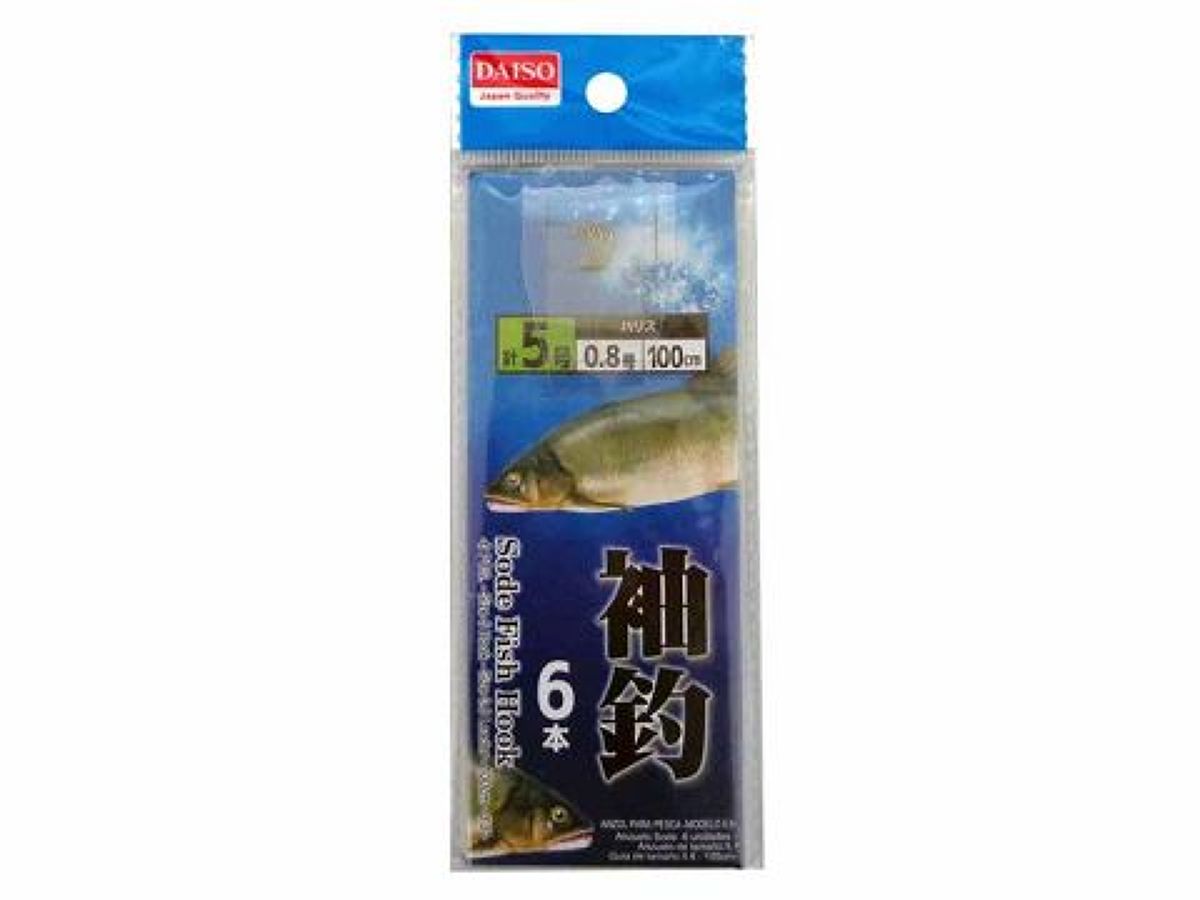 Sode Tsuri (6 Hooks, Size 5, Line 0.8)