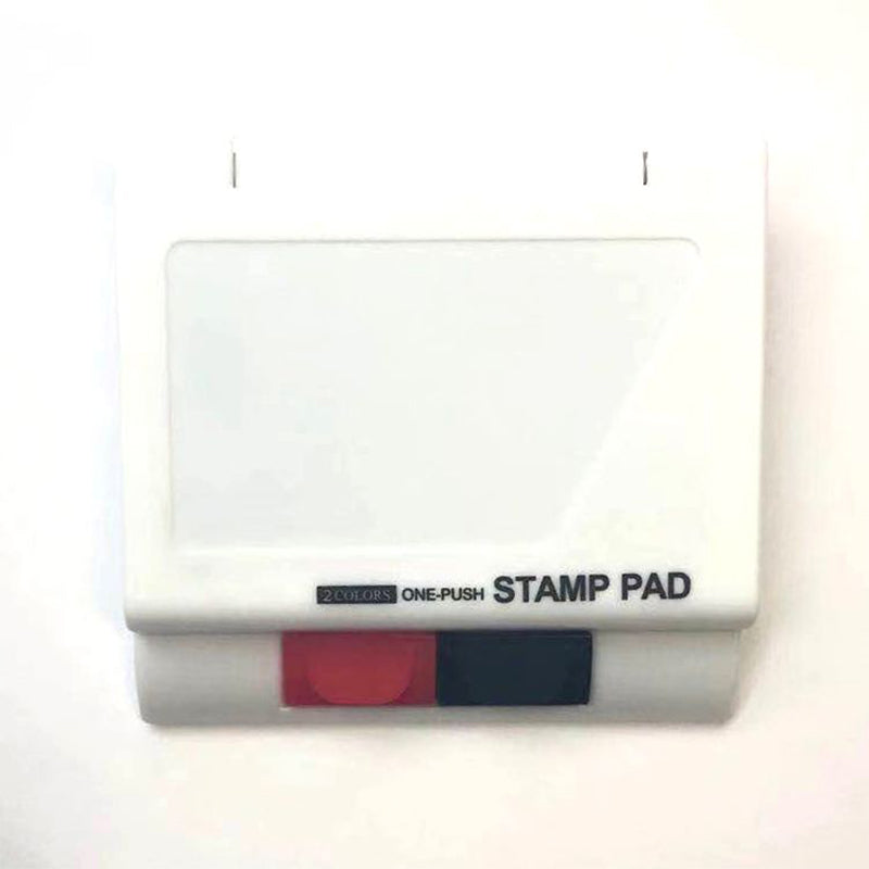 Red & Black Two-Color Stamp Pad