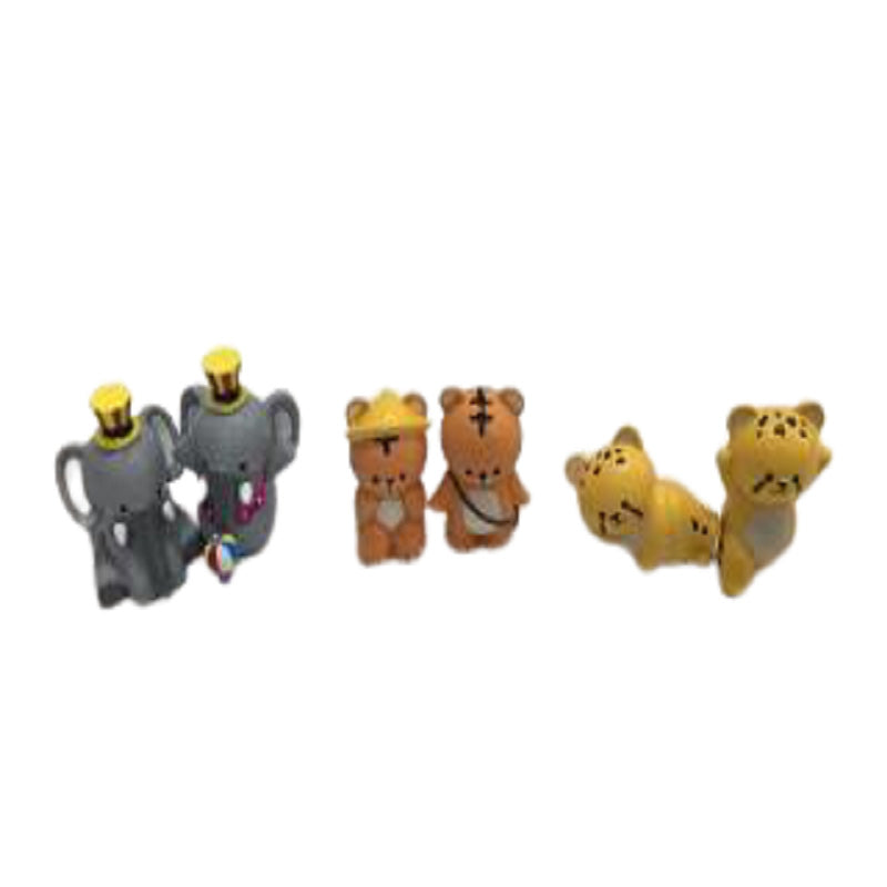 Figurine (Forest Animals: Tiger, Elephant, Cheetah)
