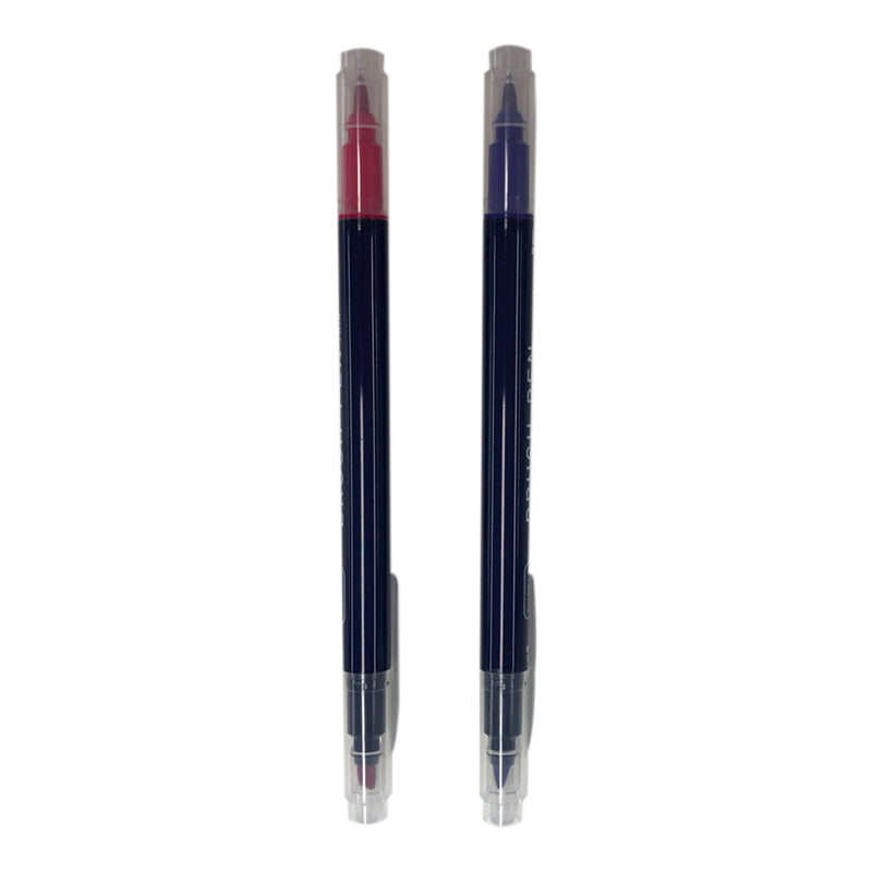 Calligraphy Twin Pen (Brush & Chisel, Pink, Purple)