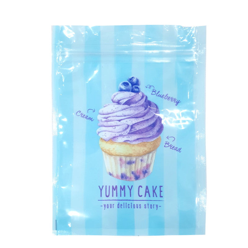 Zip Bag (Blueberry Cupcake, 6 pieces)