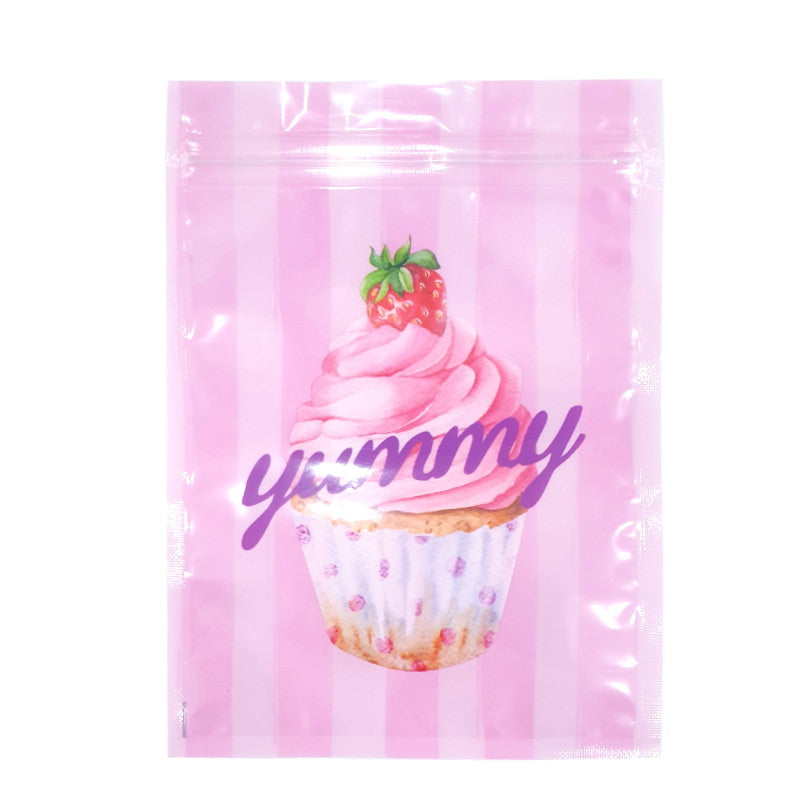 Zip Bag (Strawberry Cupcake, 6 pieces)